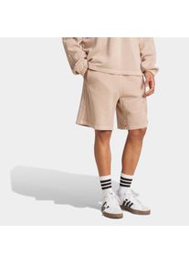 Shorts adidas Sportswear "ALL SZN FRENCH TERRY WASHED 8-INCH", Herren, Gr. XL, N-Gr, warm sandstone, normal, gr., Obermaterial: 100% Baumwolle, Hosen Shorts, lockere Passform, 20 cm Innenbeinl&auml;nge, mit Kordelverschluss