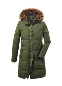 G.I.G.A. by Killtec Steppmantel "GW 18 WMN QLTD PRK", Damen, Gr. 46, olivgr&uuml;n, Oberstoff: 88% Polyester, 12% Baumwolle, Futter: 100% Polyester, Wattierung: 100% Polyester, G.I.G.A. DX BY KILLTEC, M&auml;ntel Steppmantel, wasserabweisend, abnehmbares Kunstfell