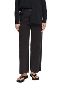 Weite Jeans comma, Damen, Gr. 46, N-Gr, navy, Denim/Jeans, Obermaterial: 90% Baumwolle, 9% Polyester, 1% Elasthan, unifarben, l&auml;ssig geschnitten lang, Jeans Weite Jeans