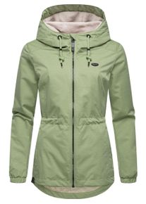 Outdoorjacke Ragwear "&Uuml;bergangsjacke Dankka Tech", Damen, Gr. L, gr&uuml;n (dusty gr&uuml;n), Obermaterial: 100% Polyester PES. Obermaterial: Futter: 100% Polyester PES., Jacken Outdoorjacke