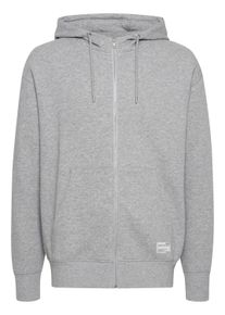 !Solid Sweatjacke SOLID "Sweatjacke SDLenz", Herren, Gr. S, grau (light grau melange), Obermaterial: 60% Baumwolle CO. 40% Polyester PES., Sweatjacken Sweatjacke