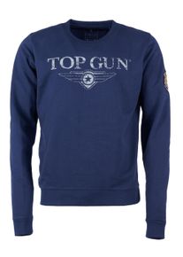 Sweatshirt Top Gun "Sweater TG20213005", Herren, Gr. S, blau (navy), Obermaterial: 100% Baumwolle CO., Sweatshirts Sweatshirt