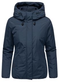 Winterjacke Ragwear "Winterjacke Sunniva Warm", Damen, Gr. XXL, blau (navy), Obermaterial: 100% Polyester PES. Obermaterial: Futter: 100% Polyester PES. 100% Polyester PES., Jacken Winterjacke