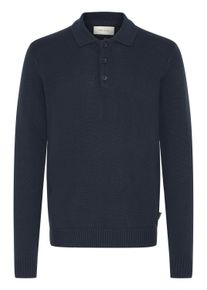 Strickfleece-Pullover Blend "Strickpullover BHDENO", Herren, Gr. S, schwarz (salute), Obermaterial: 50% Baumwolle CO. 50% Polyacryl PAN., Pullover Strickfleece-Pullover