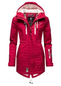 Funktionsparka Marikoo "Funktionsmantel Zimtzicke", Damen, Gr. XS, pink (fuchsia lines), Obermaterial: 98% Polyester PES. 2% Elasthan EL. Obermaterial: Futter: 100% Polyester PES., Jacken Funktionsparka