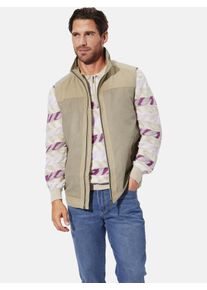 Lederimitatweste Babista "Weste PARDOR", Herren, Gr. 58, beige, Obermaterial: 100% Polyester COOLMAX PES(Coolmax)., Westen Lederimitatweste