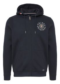 Kapuzensweatjacke FQ1924 "Kapuzensweatjacke FQWilliam", Herren, Gr. XL, blau (salute), Obermaterial: 80% Baumwolle CO. 20% Polyester PES., Sweatjacken Kapuzensweatjacke