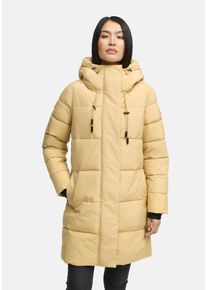 Winterjacke Marikoo "Marikoo Kaituu Damen Winter Steppjacke N008", Damen, Gr. XS, beige (sand), Obermaterial: 100% Polyester PES., Jacken Winterjacke