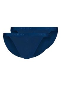 Slip Skiny "Slip 2er Pack", Herren, Gr. S, blau, Obermaterial: 100% Baumwolle CO., Unterhosen Slip