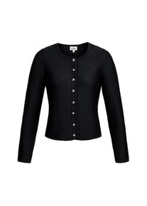 N&uuml;bler Strickjacke N&Uuml;BLER "Strickjacke Anni", Herren, Gr. 48, schwarz, Obermaterial: 50% Baumwolle CO. 50% Polyacryl PAN., Strickjacken Strickjacke