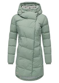 Wintermantel Ragwear "Wintermantel Pavla Soft YOUMODO", Damen, Gr. 5XL, gr&uuml;n (dusty gr&uuml;n), Obermaterial: 100% Polyester PES. Obermaterial: Futter: 100% Polyester PES. 100% Polyester PES., M&auml;ntel Wintermantel