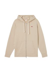 Levi's Sweatshirt LEVI'S "Sweatjacke The Original Housemark Zip Up 1er Pack", Damen, Gr. XXL, beige, Obermaterial: 100% Baumwolle CO., Sweatshirts Sweatshirt