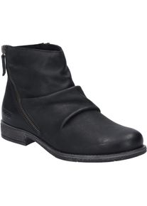 Stiefelette Josef Seibel "Sienna 10, schwarz", Damen, Gr. 38, schwarz, Obermaterial: 100% Rindsleder Leather cow., Schuhe Stiefelette