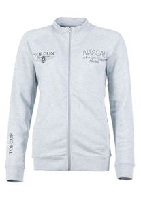 Sweatshirt Top Gun "Sweatshirt NB20122", Herren, Gr. M, grau, Obermaterial: 90% Baumwolle CO. 10% Viskose Birla CV Birla., Sweatshirts Sweatshirt