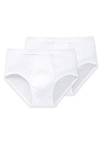Slip Schiesser "Slip Original Classics 2er Pack", Herren, Gr. 3XL, wei&szlig;, Obermaterial: 100% Baumwolle CO., Unterhosen Slip