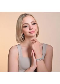 Adelia&acute;s Armband ADELIA&acute;S "Damen Armband aus Edelstahl 17 cm" Gr. 17, silber, Armb&auml;nder, Damen, Edelstahl, Armband