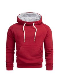 Kapuzenpullover Alessandro Salvarini "Alessandro Salvarini Herren Hoodie AS291", Herren, Gr. S, rot (bordeaux), Obermaterial: 65% Baumwolle CO. 35% Polyester PES., Sweatshirts Kapuzenpullover