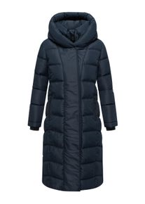Steppmantel Navahoo "Steppmantel Engelsfeder XIV", Damen, Gr. XL, blau (navy), Obermaterial: 100% Polyester PES. Obermaterial: Futter: 100% Polyester PES. 100% Polyester PES., M&auml;ntel Steppmantel