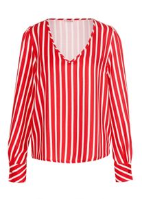 Tunika Alba Moda "Bluse Bluse", Damen, Gr. 40, rot (koralle, creme, gestreift), Obermaterial: 100% Viskose CV., Modern, Tuniken Tunika