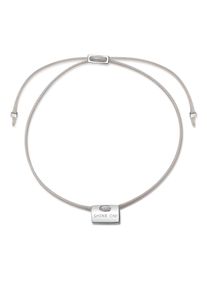 Armband AILORIA "Armband beige/silber LORIE", silber, Armb&auml;nder, Damen, Armband