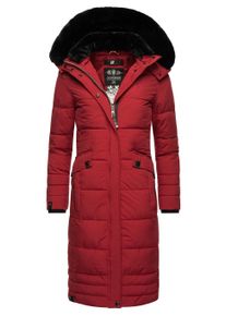 Wintermantel Navahoo "Wintermantel Fahmiyaa", Damen, Gr. XXL, rot (dunkelrot), Obermaterial: 100% Polyester PES. Obermaterial: Futter: 100% Polyester PES. 100% Polyester PES., M&auml;ntel Wintermantel
