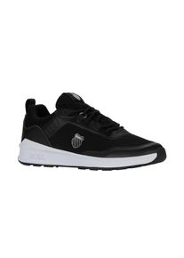 Sneaker K-Swiss "VISTA TRAINER SP", Herren, Gr. 45, schwarz-wei&szlig; (schwarz, schwarz, wei&szlig;), Textil, Schuhe Sneaker