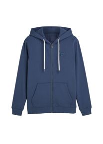 Scotch & Soda Sweatshirt SCOTCH & SODA "Sweatjacke Logo Badge Zipthrough Hoodie 1er Pack", Herren, Gr. M, blau, Obermaterial: 100% Baumwolle CO., Sweatshirts Sweatshirt