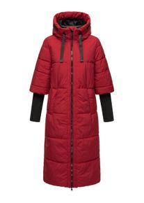 Steppmantel Navahoo "Steppmantel Ciao Miau XIV", Damen, Gr. XXL, rot (dunkelrot), Obermaterial: 100% Polyester PES. Obermaterial: Futter: 100% Polyester PES. 100% Polyester PES., M&auml;ntel Steppmantel