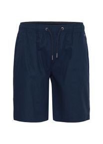 Shorts Blend "Leinenshorts BHShorts", Herren, Gr. S, N-Gr, blau (marineblaus), Obermaterial: 55% Leinen LI. 45% Baumwolle CO., Hosen Shorts