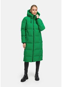 Winterjacke Marikoo "Marikoo Tikoraa Damen lange Winterjacke Steppjacke N102", Damen, Gr. XS, gr&uuml;n (smaragd gr&uuml;n), Obermaterial: 100% Polyester PES., Jacken Winterjacke