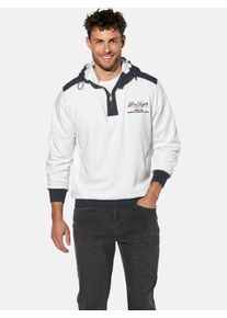 Kapuzensweatshirt Babista "Sweatshirt ULVIAN", Herren, Gr. S, wei&szlig;, Obermaterial: 100% Baumwolle CO., Sweatshirts Kapuzensweatshirt