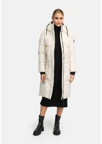 Winterjacke Marikoo "Marikoo Michikoo Damen Winterjacke gesteppt N082", Damen, Gr. XXL, beige (cream), Obermaterial: 100% Polyester PES., Jacken Winterjacke