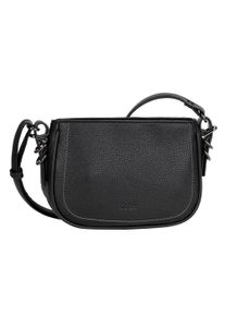 Umh&auml;ngetasche Gabor "Galinna", Damen, Gr. B/H/T: 23cm x 15,5cm x 8cm, schwarz, Polyurethan, Taschen Umh&auml;ngetasche, weiches Lederimitat mit Metalldetails und Kontrastn&auml;hten