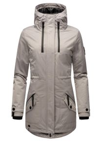 Wintermantel Navahoo "Wintermantel Avrille II", Damen, Gr. S, grau (zinc grau), Obermaterial: 70% Baumwolle CO. 30% Polyester PES. Obermaterial: Futter: 100% Polyester PES. 100% Polyester PES., M&auml;ntel Wintermantel