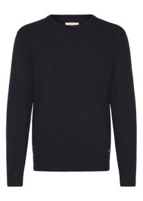 Strickfleece-Pullover Blend "Strickpullover BHWeba", Herren, Gr. S, schwarz, Obermaterial: 78% Viskose CV. 22% Polyester PES., Pullover Strickfleece-Pullover