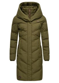 Steppmantel Ragwear "Wintermantel Natalka Melange", Damen, Gr. 6XL, gr&uuml;n (light olive), Obermaterial: 100% Polyester PES. Obermaterial: Futter: 100% Polyester PES. 100% Polyester PES., M&auml;ntel Steppmantel