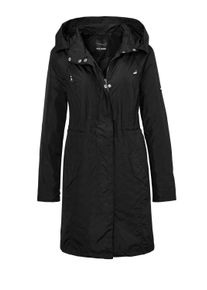 Kurzjacke GOLDNER "Trendiger leichter Regen Parka aus funktionalem Material", Damen, Gr. 44, schwarz, Obermaterial: 100% Polyamid PA., normal, Sonstiges, Jacken Kurzjacke, Ohne