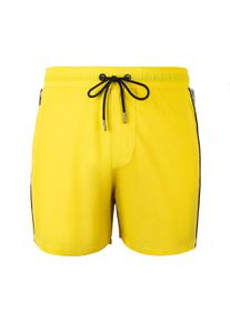 Badeshorts YEAZ "Badeshorts SEABEAT", Herren, Gr. S, US, gelb, Obermaterial: 92% Polyester PES. 8% Elasthan EL., Badehosen Badeshorts