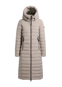 Steppmantel Khujo "Steppjacke Imes-YM", Damen, Gr. L, beige (dusty beige), Obermaterial: 100% Polyester PES. Obermaterial: Futter: 100% Nylon NY. 100% Polyester PES., M&auml;ntel Steppmantel