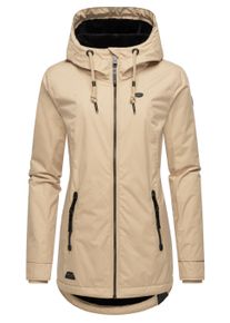 Winterjacke Ragwear "Winterjacke Zuzka Winter", Damen, Gr. 4XL, beige (taupe24), Obermaterial: 100% Polyester PES. Obermaterial: Futter: 100% Polyester PES. 100% Polyester PES., Jacken Winterjacke