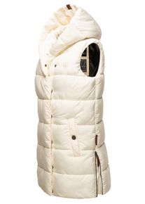 Steppweste Navahoo "Steppweste Madilynaa", Damen, Gr. XL, wei&szlig; (sanftes wei&szlig;), Obermaterial: 100% Polyester PES. Futter: 100% Polyester PES. 100% Polyester PES., Westen Steppweste