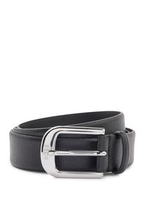 Lederg&uuml;rtel BOSS "Anna", Damen, Gr. 70, schwarz, Leder, unifarben, G&uuml;rtel Lederg&uuml;rtel, mit BOSS Logo-Schriftzug auf der Schlie&szlig;e