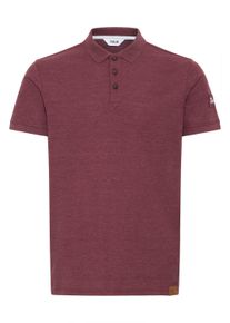 !Solid Poloshirt SOLID "Poloshirt SDTripPolo", Herren, Gr. L, rot (wine r mel), Obermaterial: 60% Baumwolle CO. 40% Polyester PES., Shirts Poloshirt