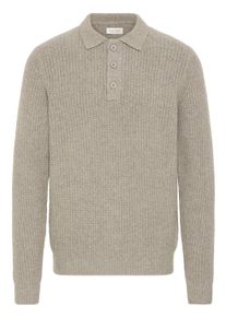 Strickfleece-Pullover Casual Friday "Strickpullover CFGAHN", Herren, Gr. XXL, grau (steeple gray), Obermaterial: 52% Viskose CV. 26% Polyester PES. 22% Polyamid PA., Pullover Strickfleece-Pullover