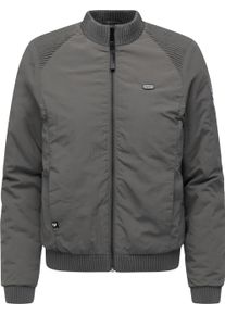 Bomberjacke Ragwear "Bomberjacke Chenna Warm YOUMODO", Damen, Gr. XXL, grau (stone grau), Obermaterial: 100% Nylon NY. Obermaterial: Futter: 100% Polyester PES. 100% Polyester PES., Jacken Bomberjacke