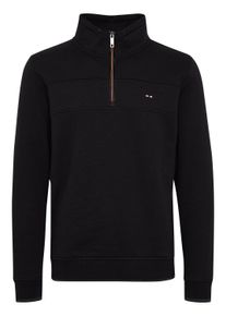 Longpullover FQ1924 "Sweatshirtpullover FQJulian", Herren, Gr. M, schwarz (schwarz beauty), Obermaterial: 60% Baumwolle CO. 40% Polyester PES., Sweatshirts Longpullover