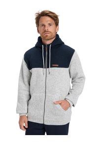 Hoodie Quiksilver "Keller Block Zip", Damen, Gr. L, light grau heather, Obermaterial: 100% Microfaser;, Sweatshirts Hoodie