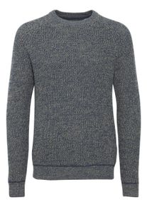 Strickfleece-Pullover Blend "Strickpullover BHPullover", Herren, Gr. XL, blau (marineblaus), Obermaterial: 100% Baumwolle CO., Pullover Strickfleece-Pullover