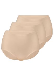 High-Waist-Slip Anita "3er Pack High Waist+ Essential", Damen, Gr. L-XL, beige (desert), Obermaterial: 80% Polyamid PA. 20% Elasthan EL., Unterhosen High-Waist-Slip
