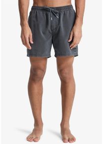 Badeshorts Quiksilver "EVERYDAY SURFWASH VOLLEY 15", Herren, Gr. XS, N-Gr, schwarz, Polyester, unifarben, Badehosen Badeshorts, sportliche Schnittform, PFC FREE Technologie
